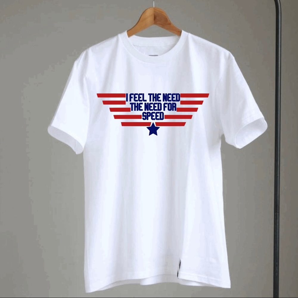 I fell the need for speed Top Gun t-shirt unisex